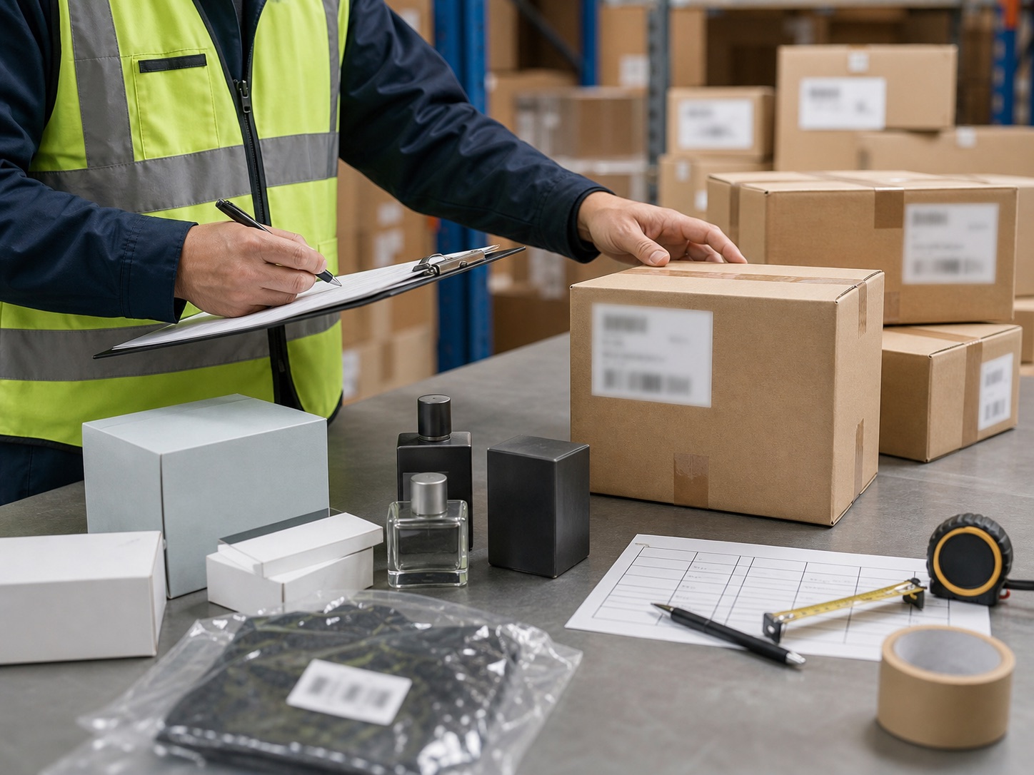 Warehouse quality inspection and export carton checking
